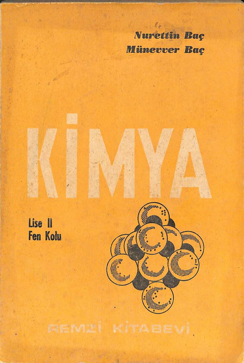 1980's Kimya Lise II (2) Fen Kolu Ders Kitabı NDR102066 - 1