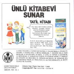 1980's Kıvırcık Tatil Kitabı NDR101866 - 3