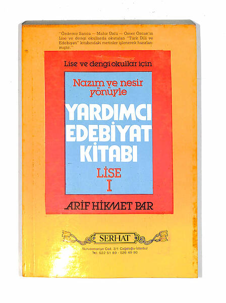 1980's Lise 1.Sınıf Nazım Ve Nesir Yönüyle Yardımcı Edebiyat Kitabı NDR99719 - 4