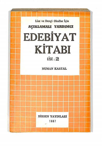 1980's Lise 2.Sınıf Açıklamalı Yardımcı Edebiyat Kitabı NDR99800 - 4