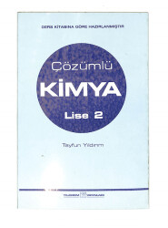 1980's Lise 2.Sınıf Çözümlü Kimya Kitabı NDR99802 - 1