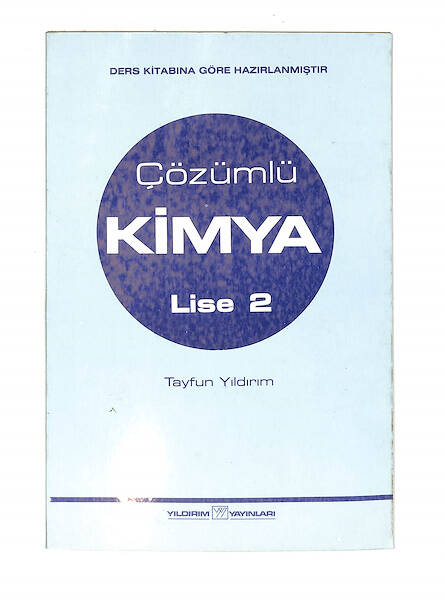 1980's Lise 2.Sınıf Çözümlü Kimya Kitabı NDR99802 - 1