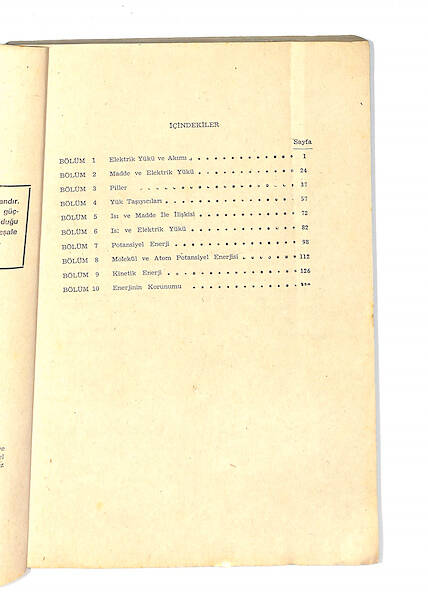 1980's Lise 2.Sınıf Fen Bilgisi Ders Kitabı NDR99791 - 2