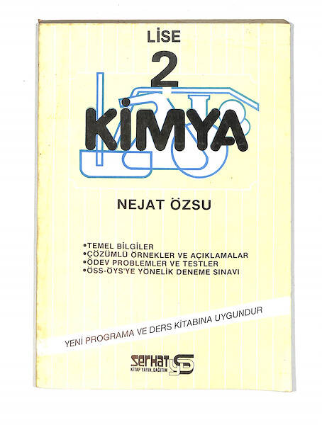 1980's Lise 2.Sınıf Kimya Ders Kitabı NDR99768 - 4