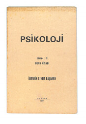 1980's Lise 2.Sınıf Psikoloji Ders Kitabı NDR99790 - Gökçekoleksiyon
