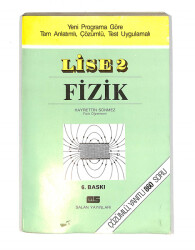 1980's Lise 2.Sınıf Yeni Programe Göre Tam Anlatımlı,Test Uygulamalı,Çözümlü Fizik Kitabı NDR99792 - Gökçekoleksiyon