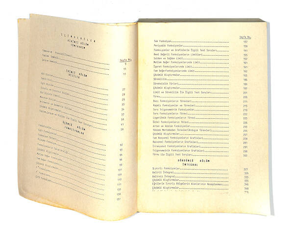 1980's Lise 3.Sınıf Ders Kitabına Paralel Tam Anlatımlı,Çözümlü,Alıştırmalı Modern Matematik Kitabı NDR99778 - 2