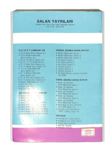 1980's Lise 3.Sınıf Ders Kitabına Paralel Tam Anlatımlı,Çözümlü,Alıştırmalı Modern Matematik Kitabı NDR99778 - 3
