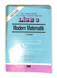 1980's Lise 3.Sınıf Ders Kitabına Paralel Tam Anlatımlı,Çözümlü,Alıştırmalı Modern Matematik Kitabı NDR99778 - 4