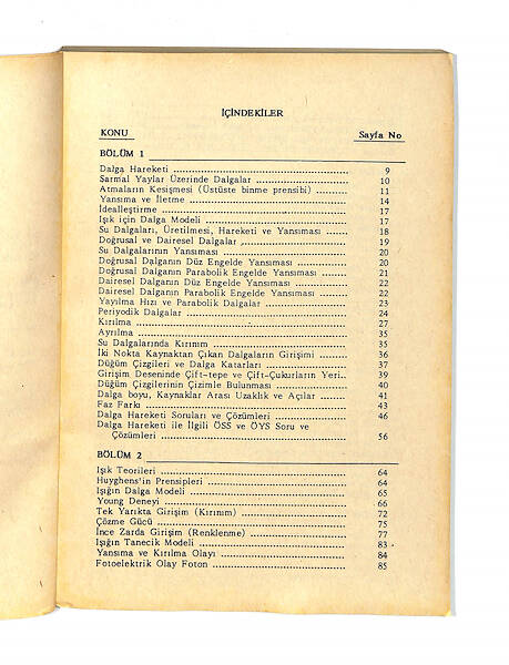 1980's Lise 3.Sınıf Yeni Programa Göre Yazılmış Fizik Yardımcısı Kitabı *Konu Anlatımlı-Tam Çözümlü* NDR99771 - 2