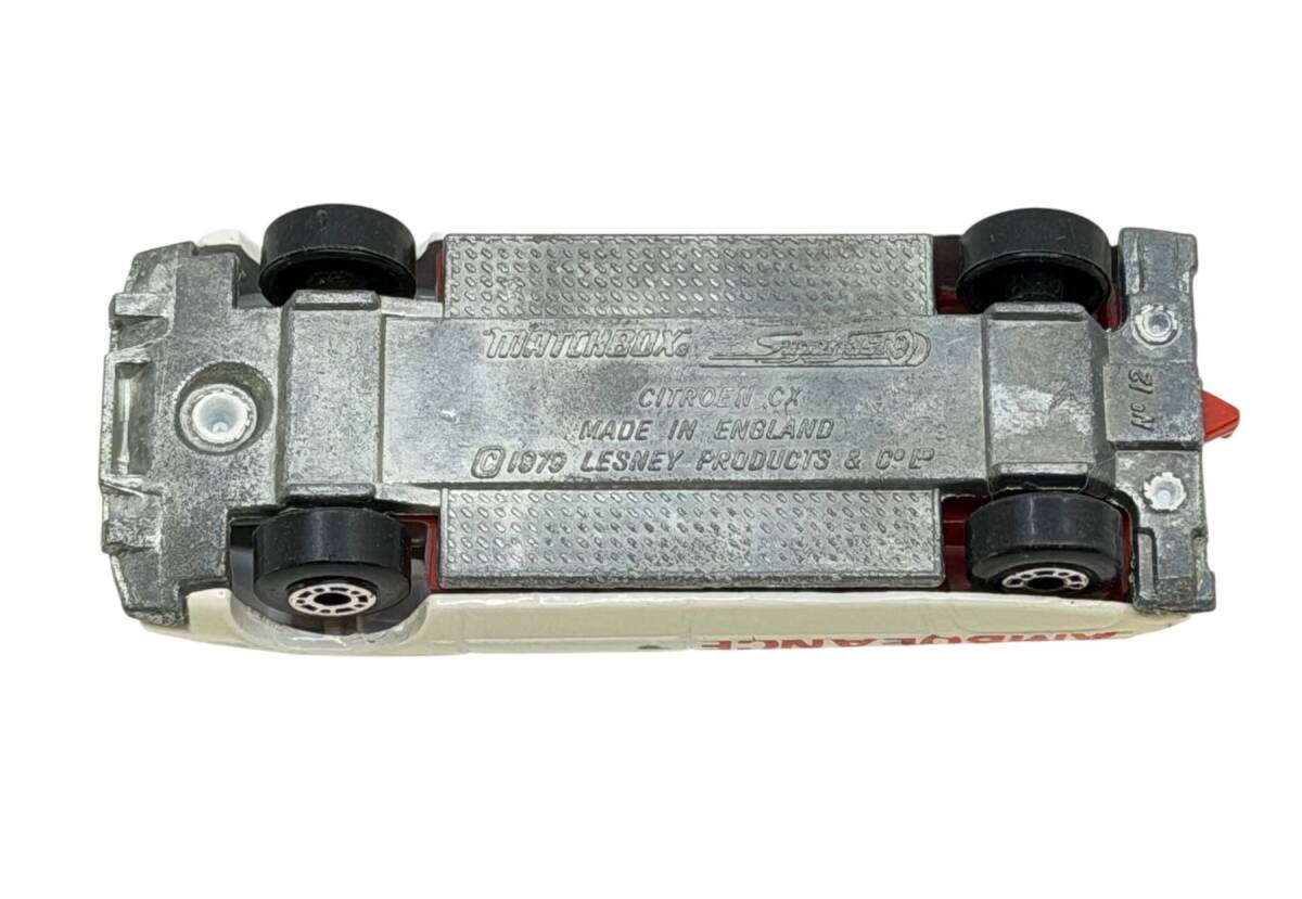 1980's Matchbox Superfast Citroen CX Metal Oyuncak Ambulans Aracı AOB5277 - 5