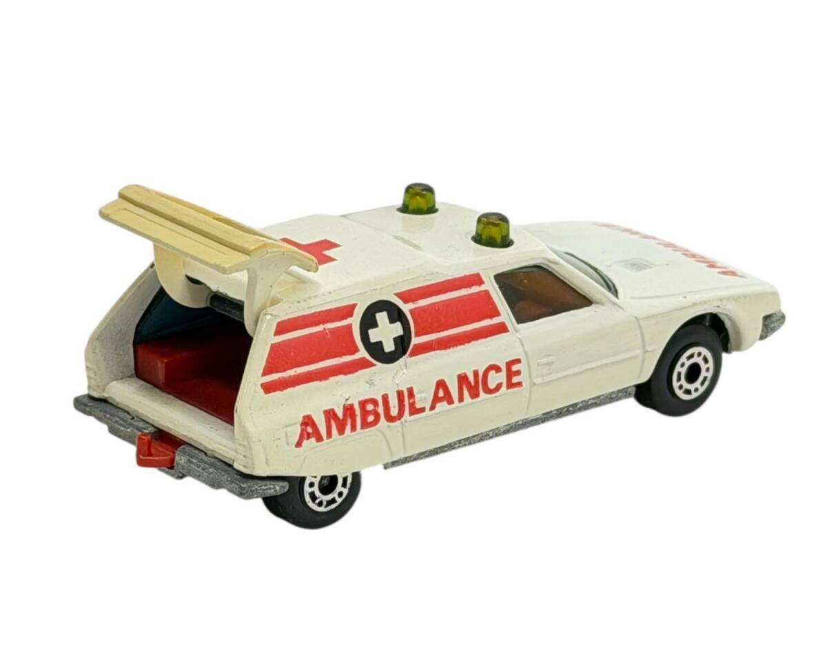 1980's Matchbox Superfast Citroen CX Metal Oyuncak Ambulans Aracı AOB5277 - 4