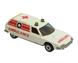 1980's Matchbox Superfast Citroen CX Metal Oyuncak Ambulans Aracı AOB5277 - 3