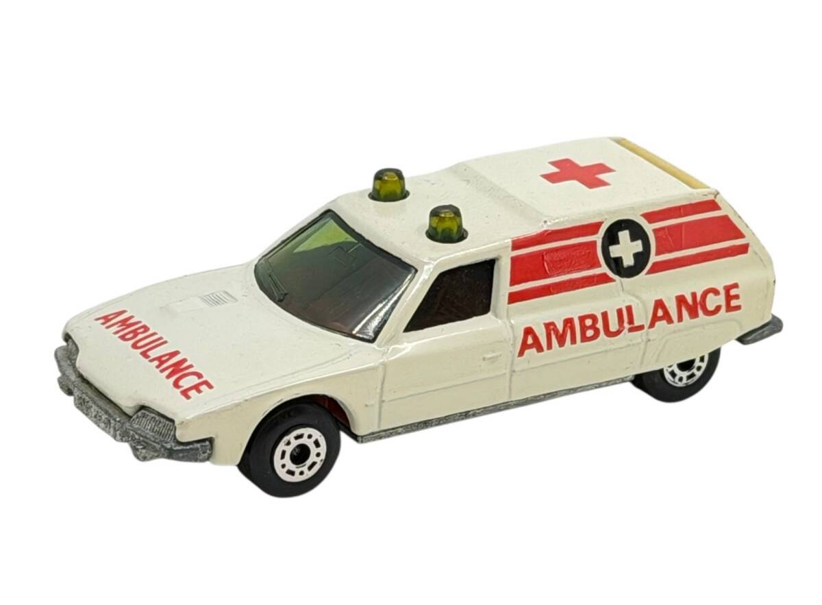 1980's Matchbox Superfast Citroen CX Metal Oyuncak Ambulans Aracı AOB5277 - 6