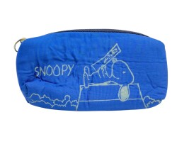 1980's Mickey Mouse&Snoopy Figürlü Bez Kalemlik AOB5239 - 2