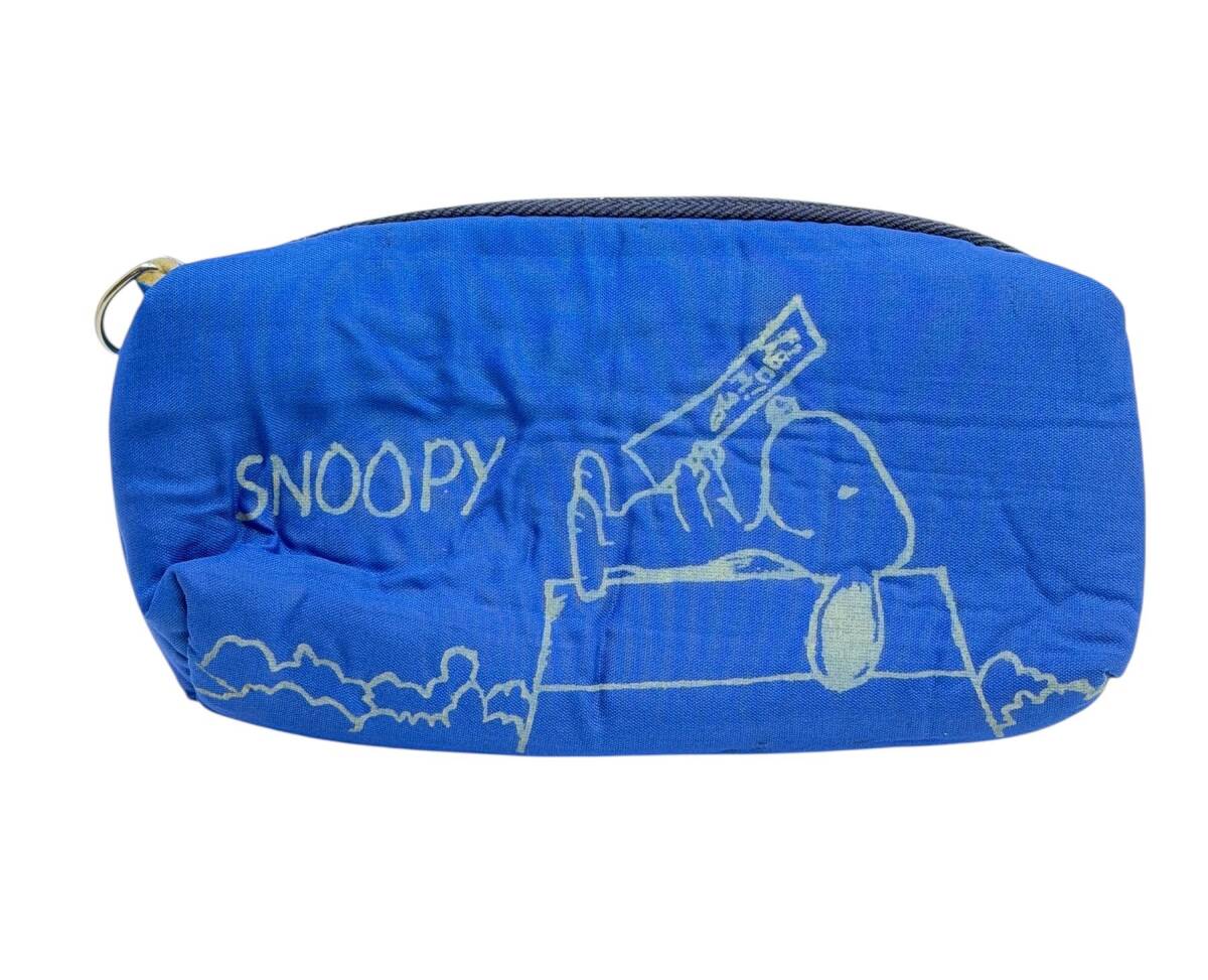 1980's Mickey Mouse&Snoopy Figürlü Bez Kalemlik AOB5239 - 2