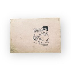 1980s Nostaljik Resim Defteri ( Çiğdem Matbaası - 14 Yapraklı #AOB6010 - 2