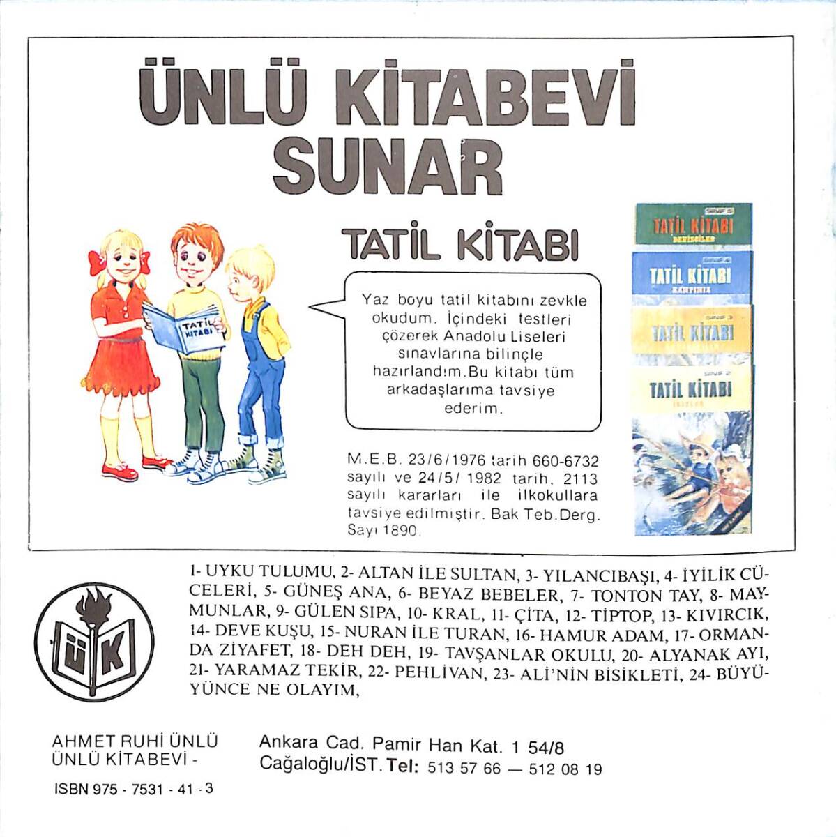 1980's Nuran ile Turan Tatil Kitabı NDR101867 - 3
