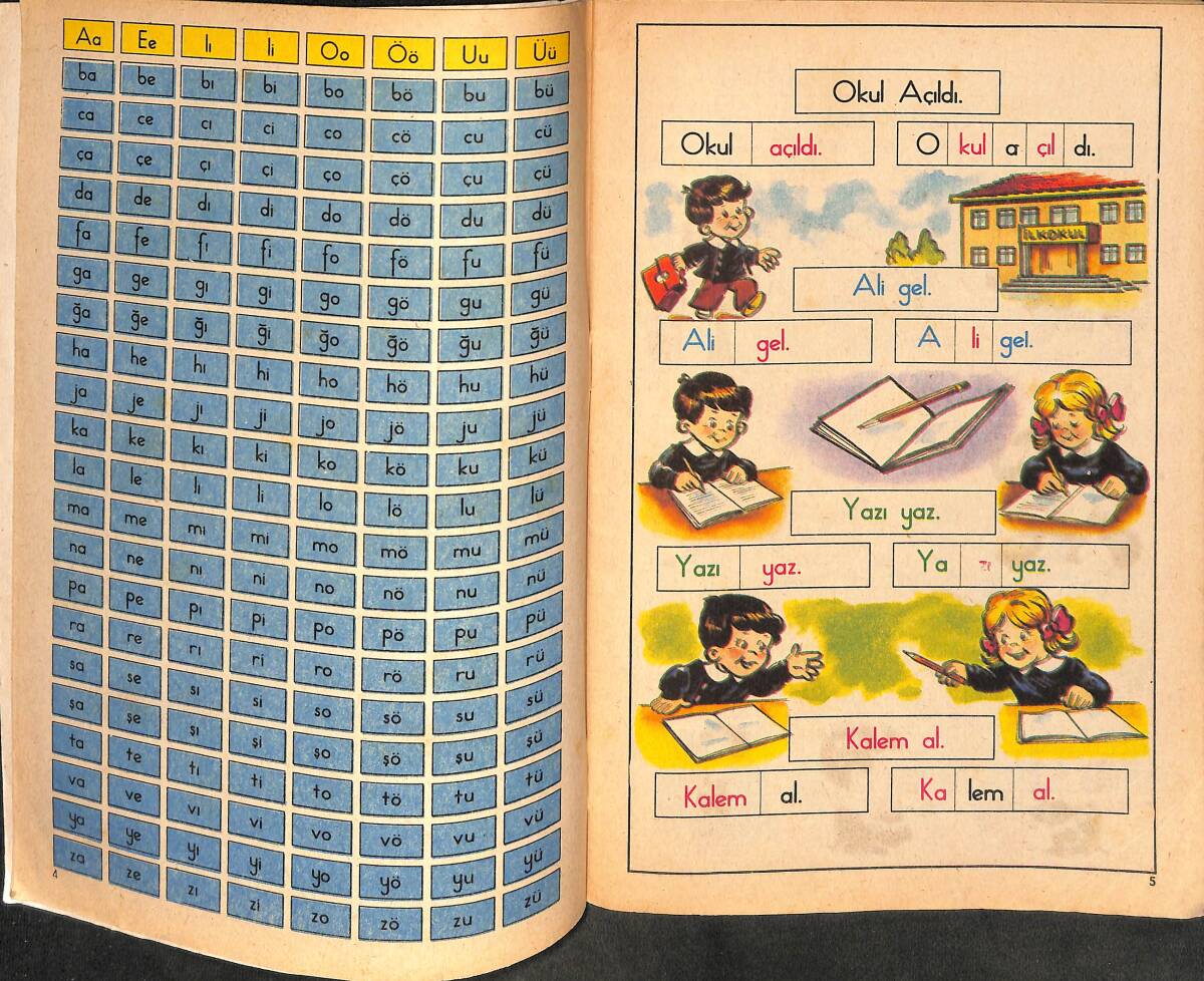 1980's Öğün Hece İle Çabuk Okuma NDR101091 - 2