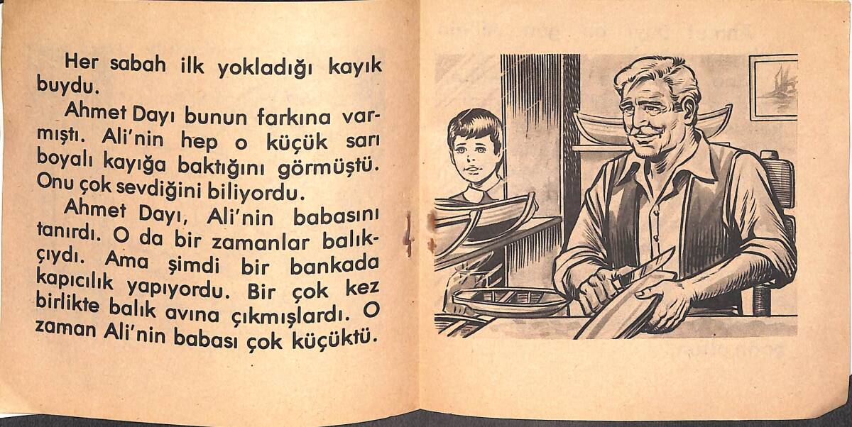 1980's Öğün Yayınları Küçük Dizi 1 – Yaşlı Kayık Ustası NDR101900 - 2