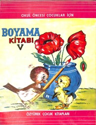 1980's Okul Öncesi Çocuklar İçin Boyama Kitabı 5 NDR101086 - 3