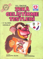 1980's Okul ve Okuma Öncesi Zeka Geliştirme Testleri 5-7 Yaş Genel Kavramlar Boyama Kitabı No: 3A NDR100550 - 1