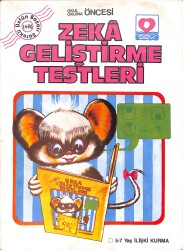 1980's Okul ve Okuma Öncesi Zeka Geliştirme Testleri 5-7 Yaş İlişki Kurma Boyama Kitabı No: 4B NDR100547 - 4