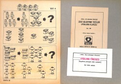 1980's Okul ve Okuma Öncesi Zeka Geliştirme Testleri 5-7 Yaş Sayı Kavramı Boyama Kitabı No: 5B NDR100544 - 2