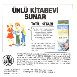 1980's Ormanda Ziyafet Tatil Kitabı NDR101872 - 3