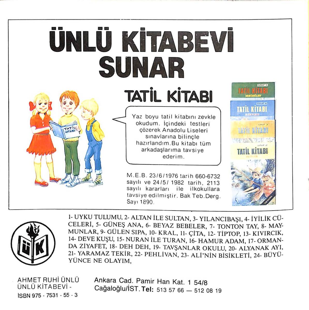 1980's Ormanda Ziyafet Tatil Kitabı NDR101872 - 3