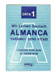 1980's Ortaokul 1.Sınıf Almanca Yardımcı Ders Kitabı NDR99753 - 1