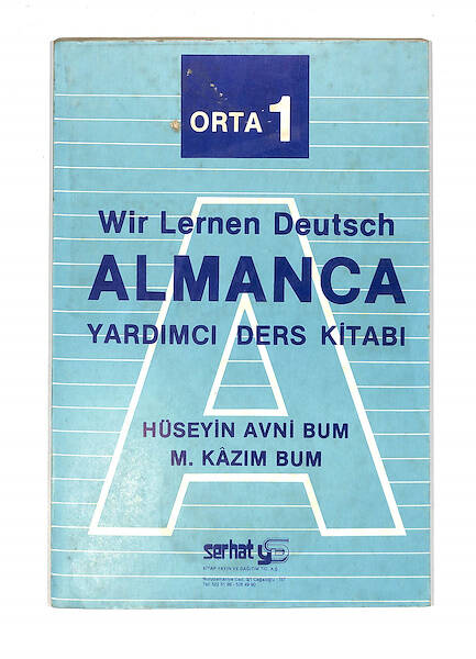 1980's Ortaokul 1.Sınıf Almanca Yardımcı Ders Kitabı NDR99753 - 4