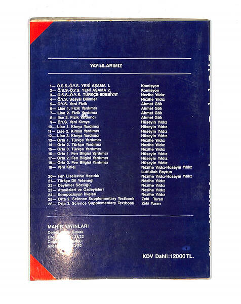 1980's Ortaokul 2.Sınıf Bilim Ek Ders Kitabı NDR99741 - 3