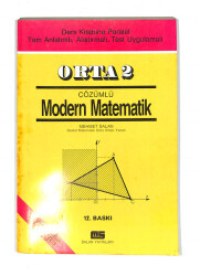 1980's Ortaokul 2.Sınıf Çözümlü Modern Matematik Kitabı *Çözümlü,Yanıtlı 1500 Soru* NDR99742 - 1