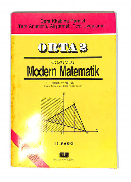 1980's Ortaokul 2.Sınıf Çözümlü Modern Matematik Kitabı *Çözümlü,Yanıtlı 1500 Soru* NDR99742 - 4