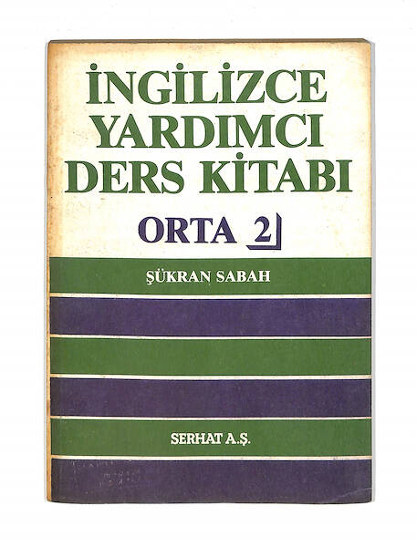 1980's Ortaokul 2.Sınıf İngilizce Yardımcı Ders Kitabı NDR99736 - 4