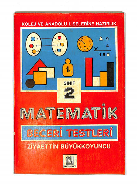 1980's Ortaokul 2.Sınıf Matematik Beceri Testleri Kitabı NDR99746 - 1