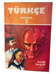 1980's Ortaokul 2.Sınıf Türkçe Ders Kitabı NDR99874 - 4