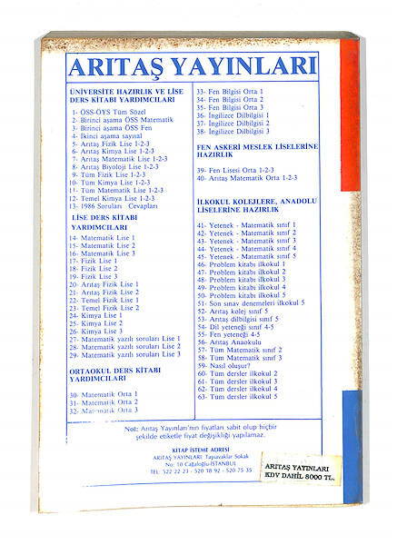 1980's Ortaokul 2.Sınıf Yeni Programa Göre Matematik Yardımcısı Kitabı NDR99737_Kopya(1) - 4