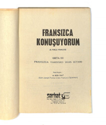 1980's Ortaokul 3.Sınıf Fransızca Yardımcı Ders Kitabı NDR99735 - 2