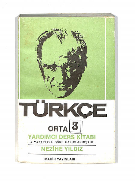 1980's Ortaokul 3.Sınıf Türkçe Yardımcı Ders Kitabı NDR99734 - 4