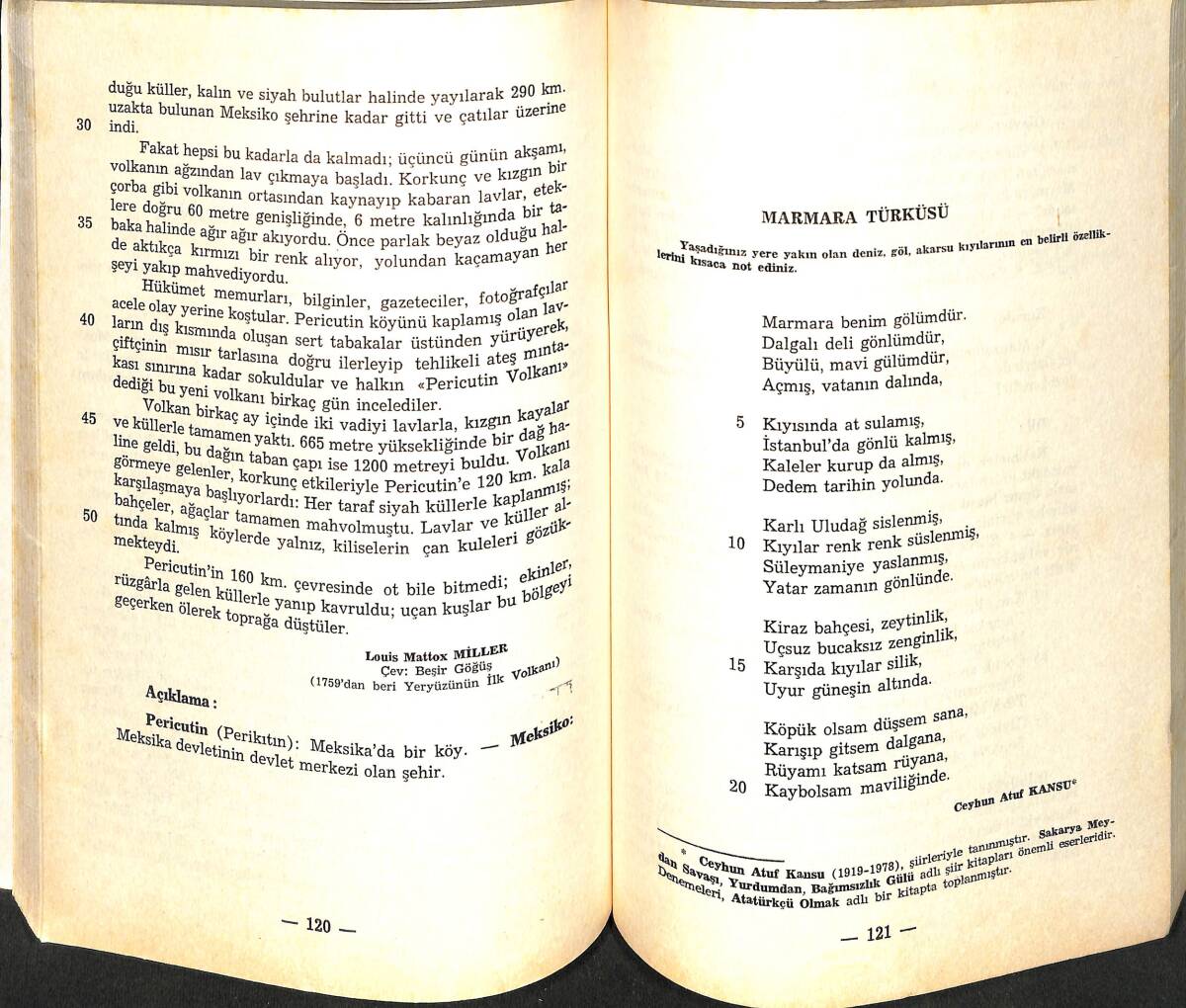 1980's Ortaokullar İçin 1.sınıf Türkçe Ders Kitabı NDR99901 - 2