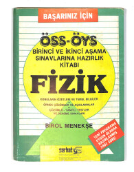 1980's ÖSS-ÖYS Birinci Ve İkinci Aşama Sınavlarına Hazırlık Fizik Kitabı NDR99784 - Gökçekoleksiyon
