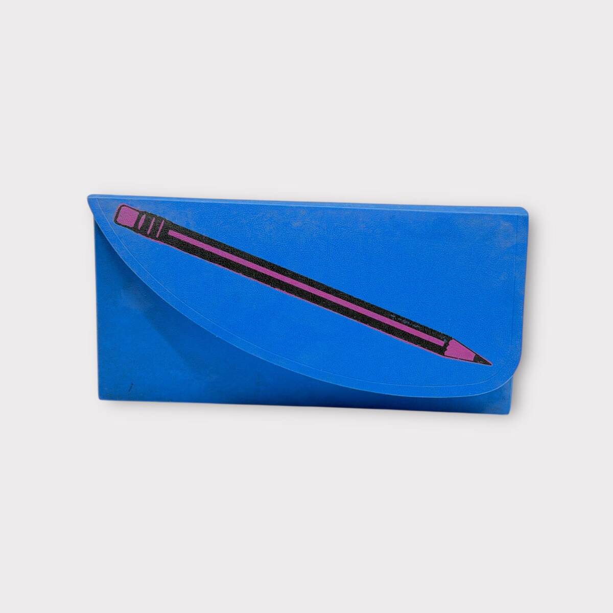 1980's Plastik Öğrenci Kalem Çantası AOB5149 - 1