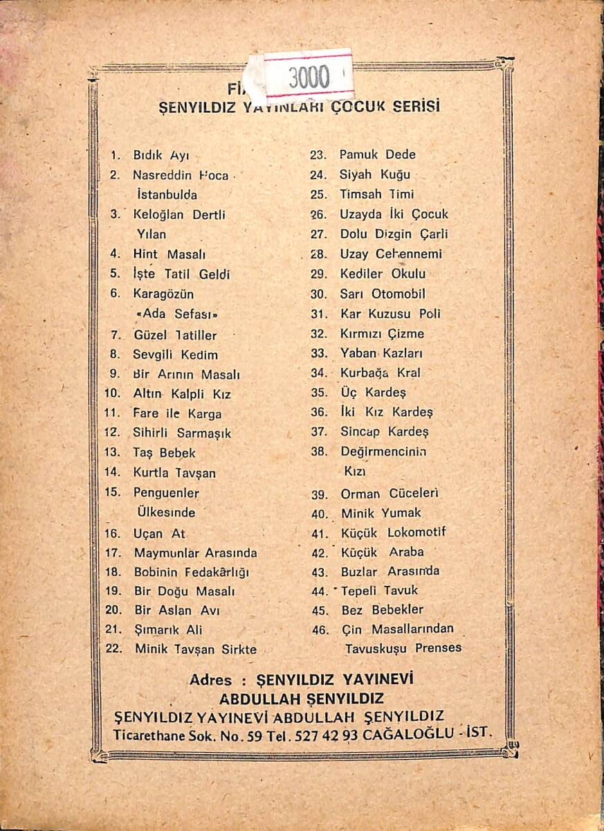 1980's Resimli Güzel Çocuk Hikayeleri 17 – Maymunlar Arasında NDR101769 - 3