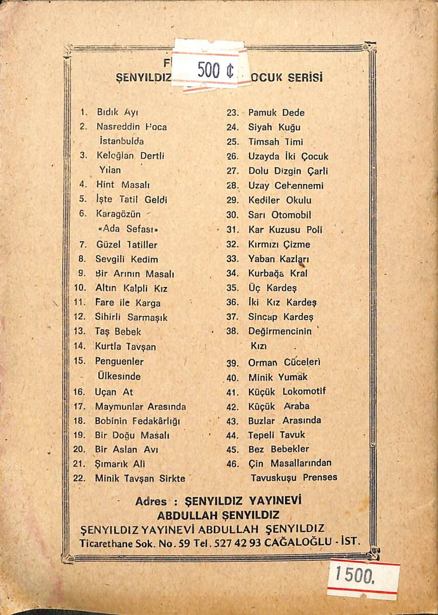 1980's Resimli Güzel Çocuk Hikayeleri 46 – Çin Masallarından Tavuskuşu Prenses NDR101813 - 3