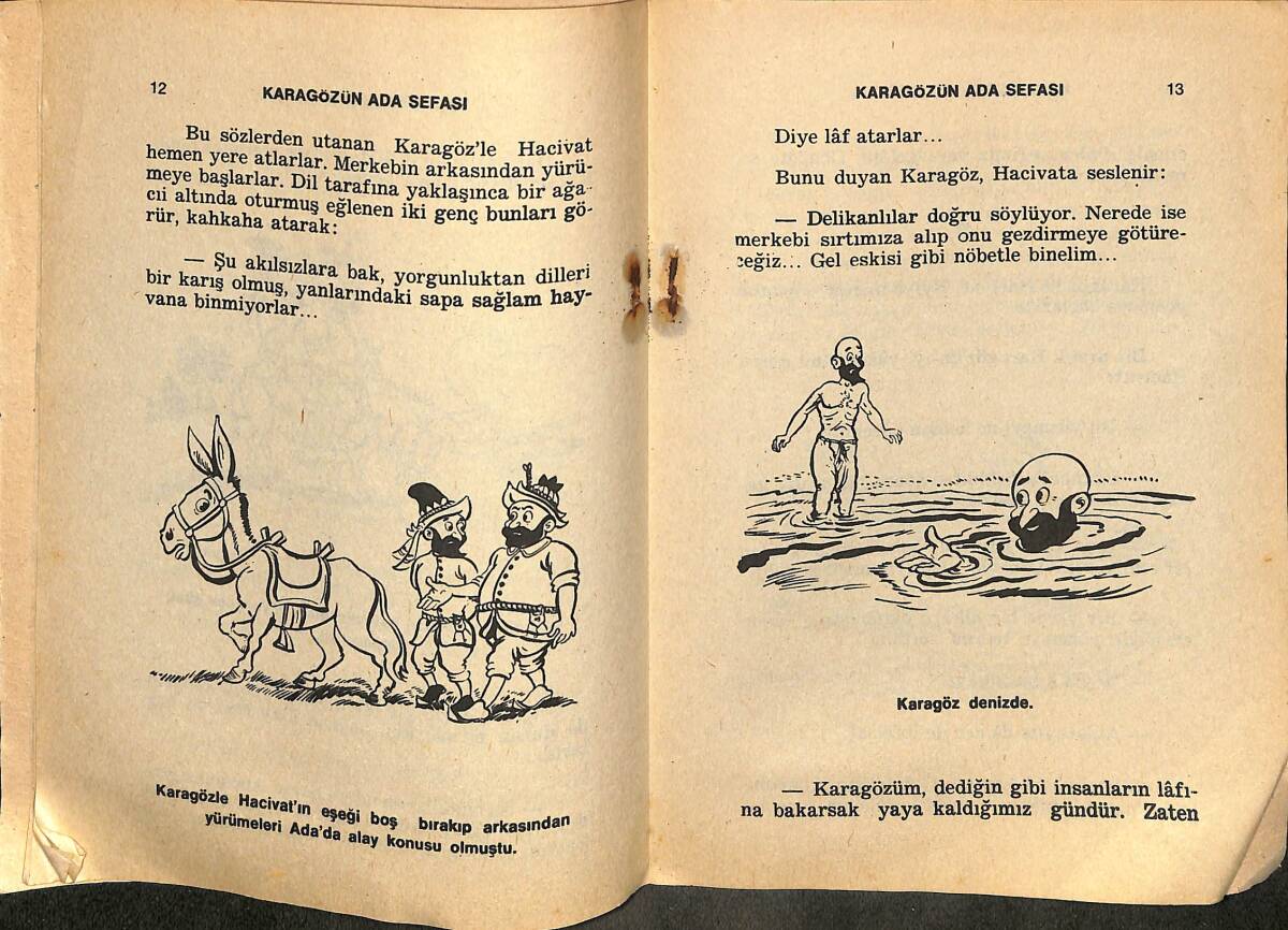 1980's Resimli Güzel Çocuk Hikayeleri 6 – Karagöz'ün Ada Sefası NDR101810 - 2