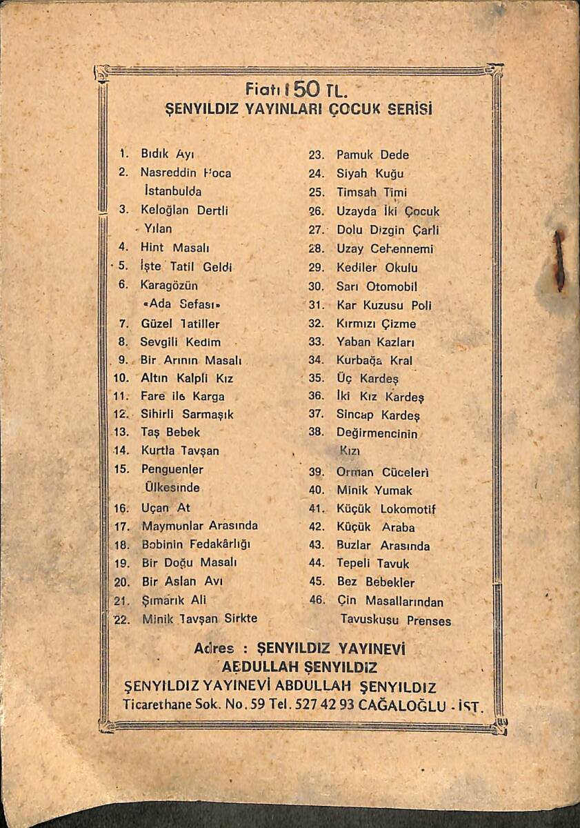 1980's Resimli Güzel Çocuk Hikayeleri 6 – Karagöz'ün Ada Sefası NDR101810 - 3