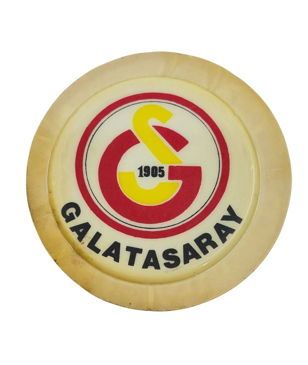 1980's Sarı-Kırmızı Arma Sticker Çıkartma AKS1971 - 1