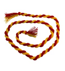 1990's Sarı-Kırmızı Saç Örgü Taraftar Atkısı AKS2211 - Gökçekoleksiyon